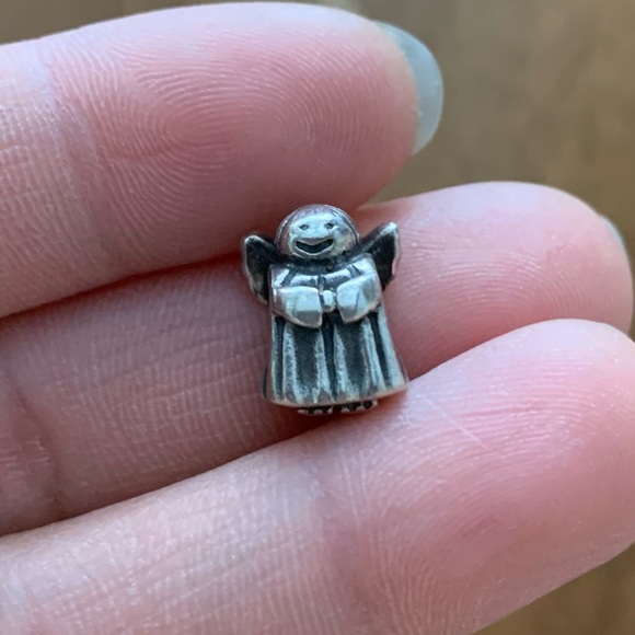 Retired Pandora Angel of Hope Bead Charm Sterling Silver 925 - Picture 2 of 7
